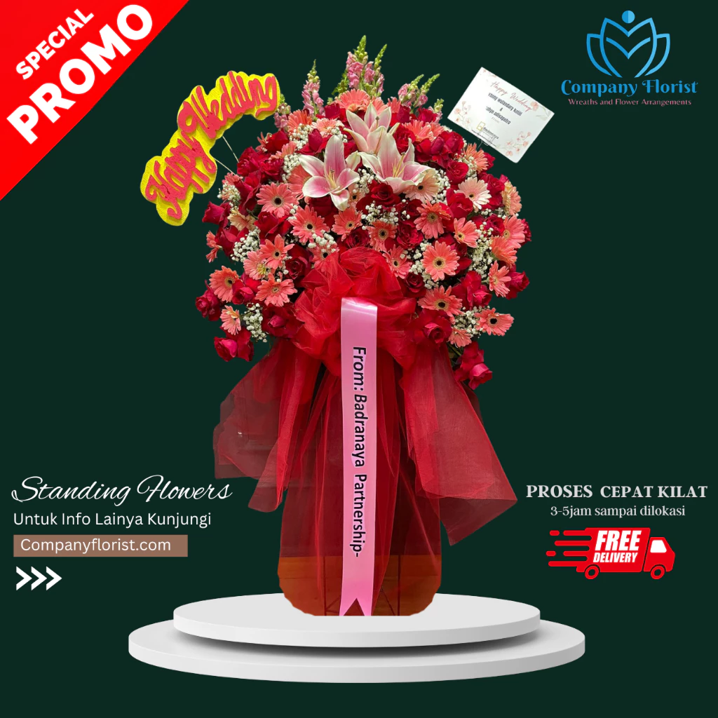 Hand Bouquet Mawar Merah Romantis