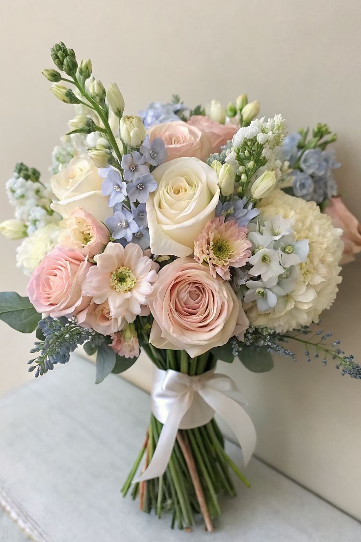 Bunga Meja Mix Flowers Colorful