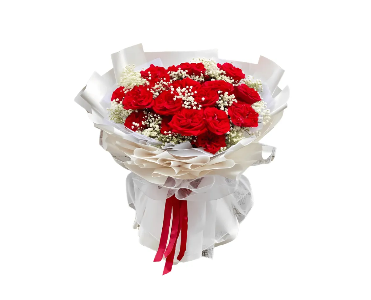 Hand Bouquet Mix Bunga Segar