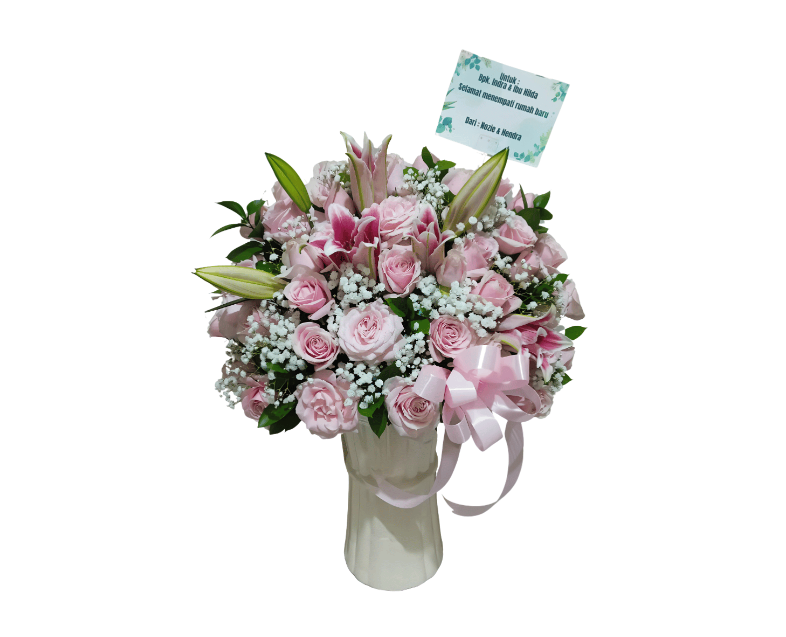 Bunga Meja Mix Flowers Pastel