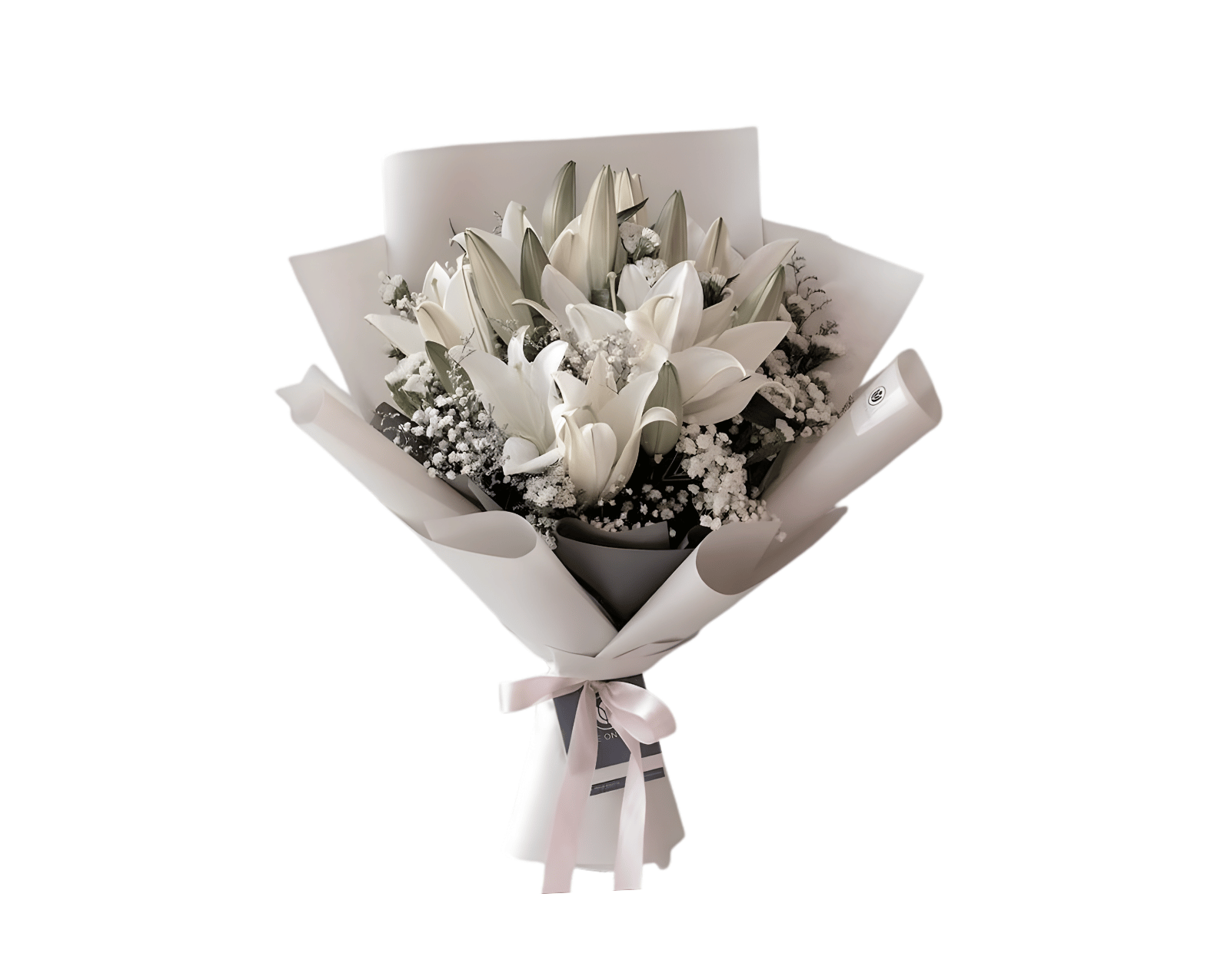 Hand Bouquet Wedding Lily Putih