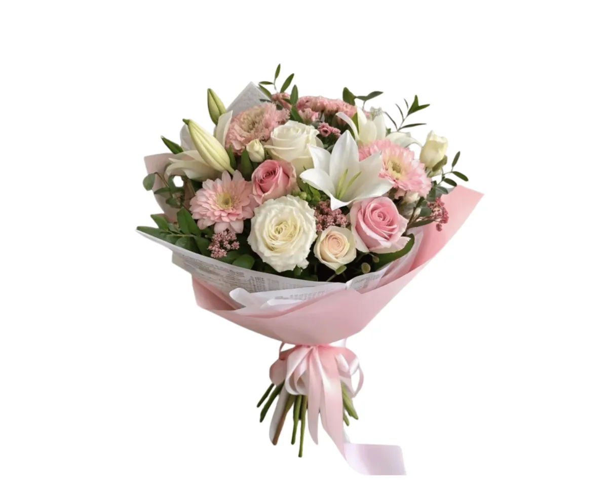 Hand Bouquet Birthday Mix Colorful