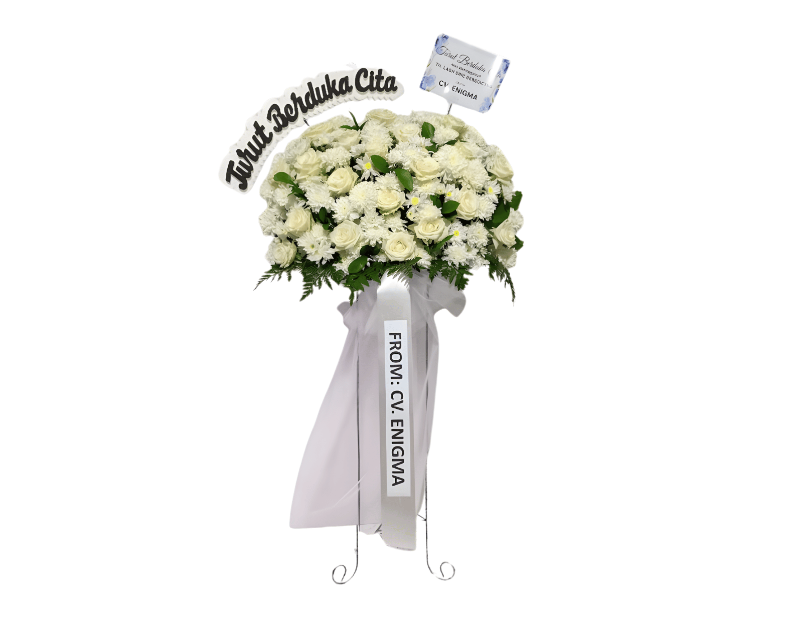 Standing Flowers Duka Cita Putih
