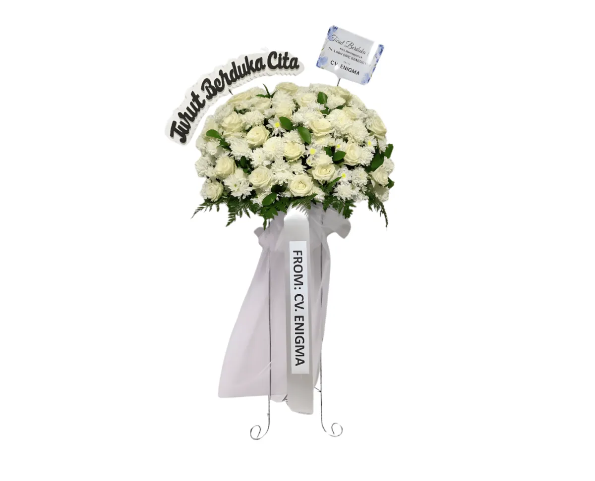 Standing Flowers Duka Cita Putih