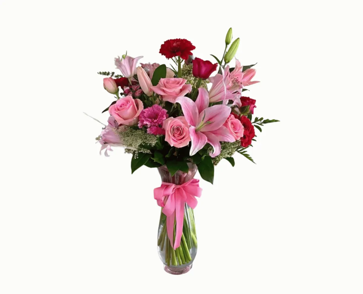 Bunga Meja Lily Mix Warna