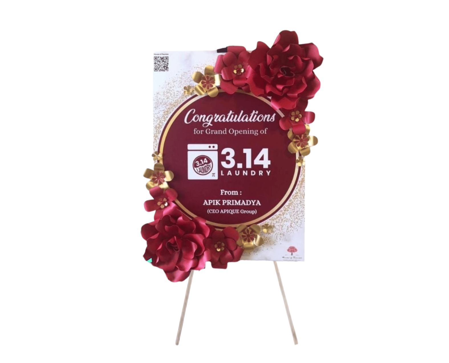Papan Bunga Kertas Tahan Lama