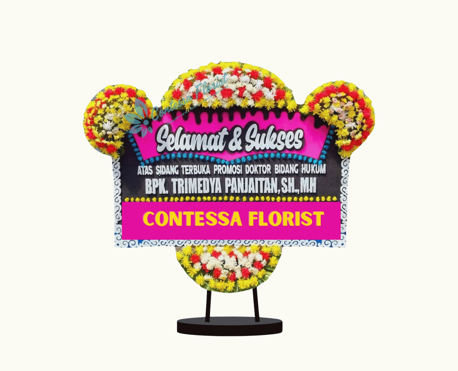 Bunga Papan Selamat Sukses Promosi