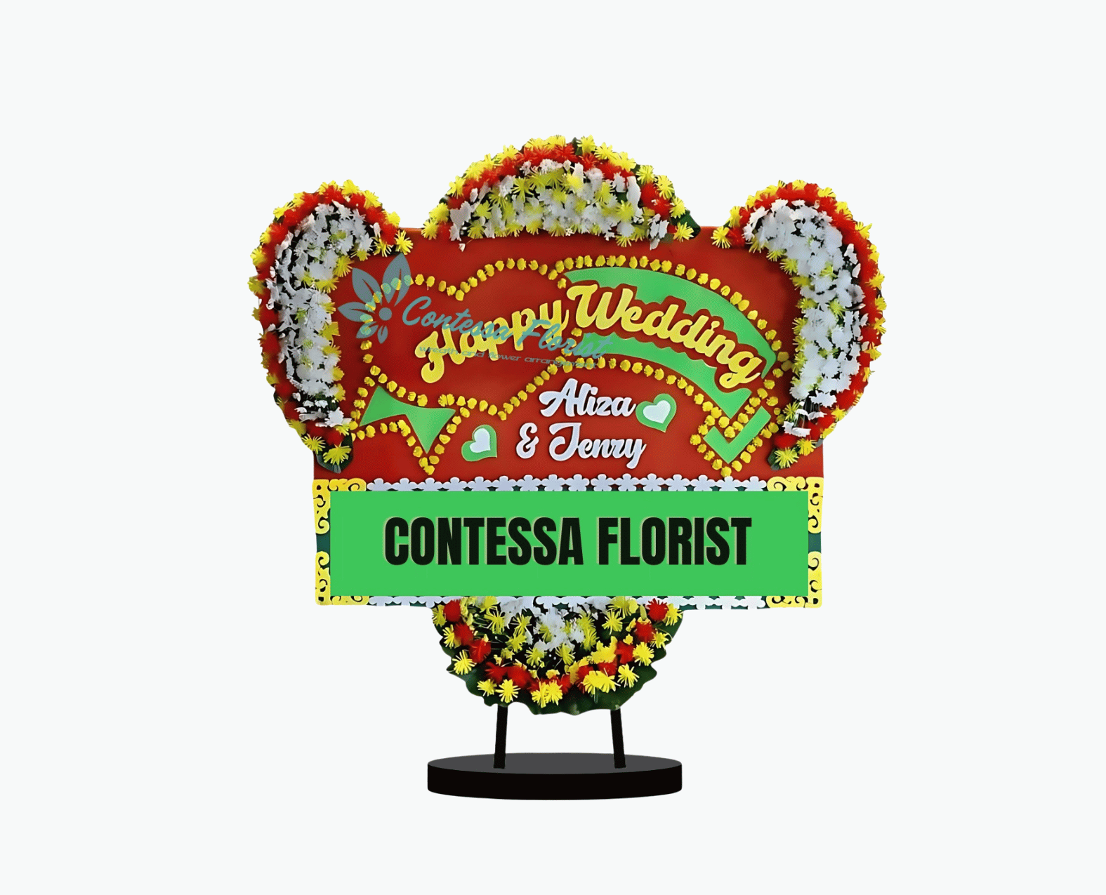 Bunga Papan Wedding Dekorasi